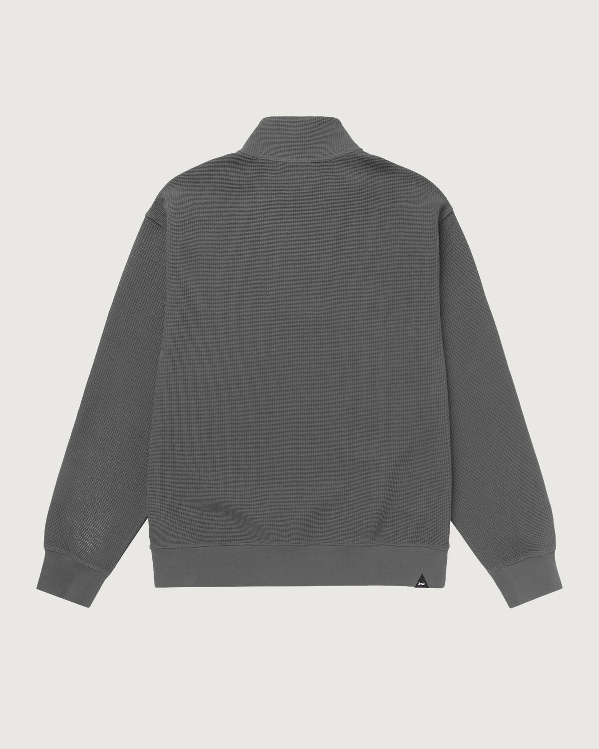 DENHAM SCISSOR ZIP WAFFLE KNIT Grey