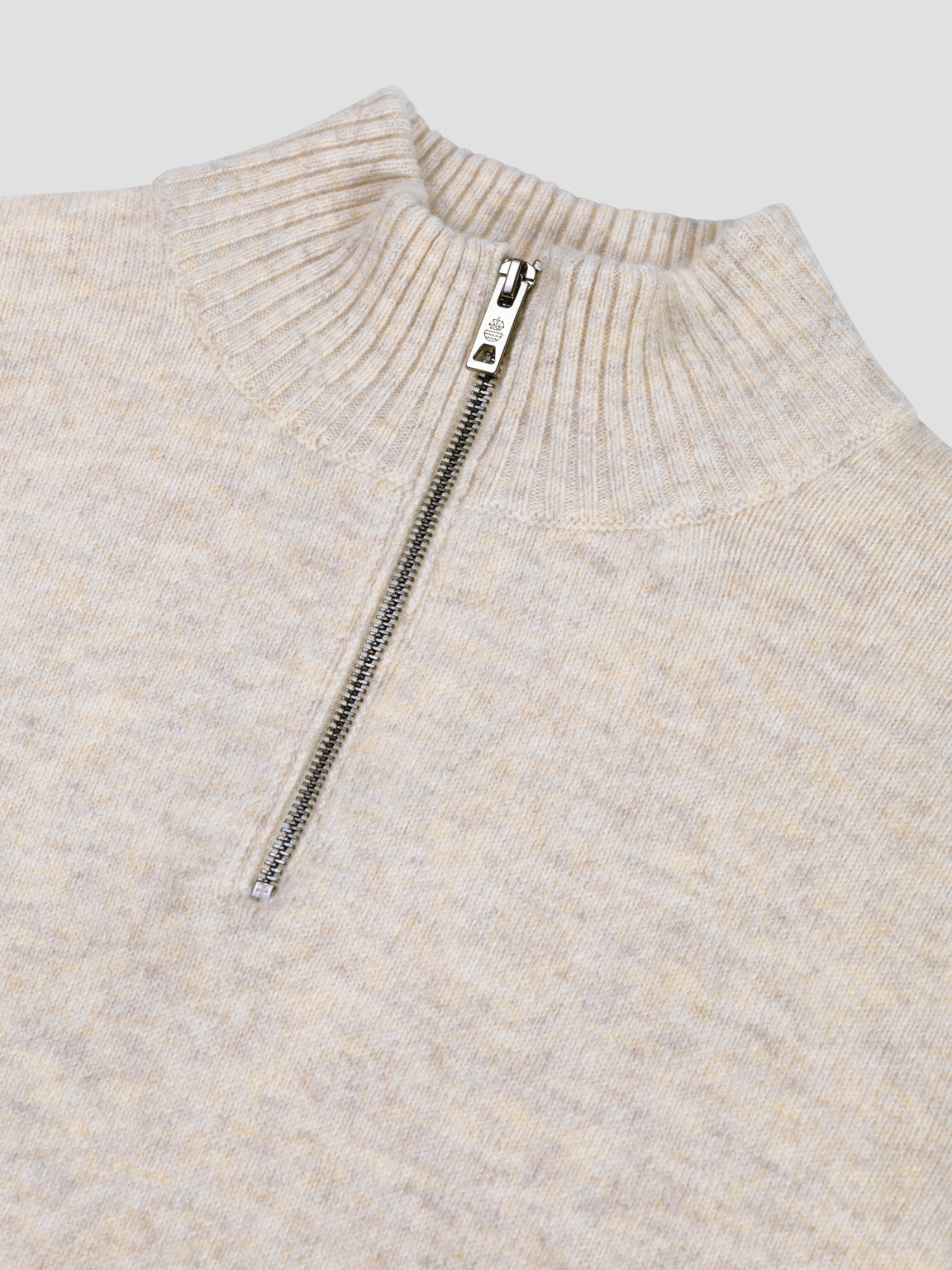 LAW OF THE SEA LAMAR KNITTED HALF ZIP Coconut Milk