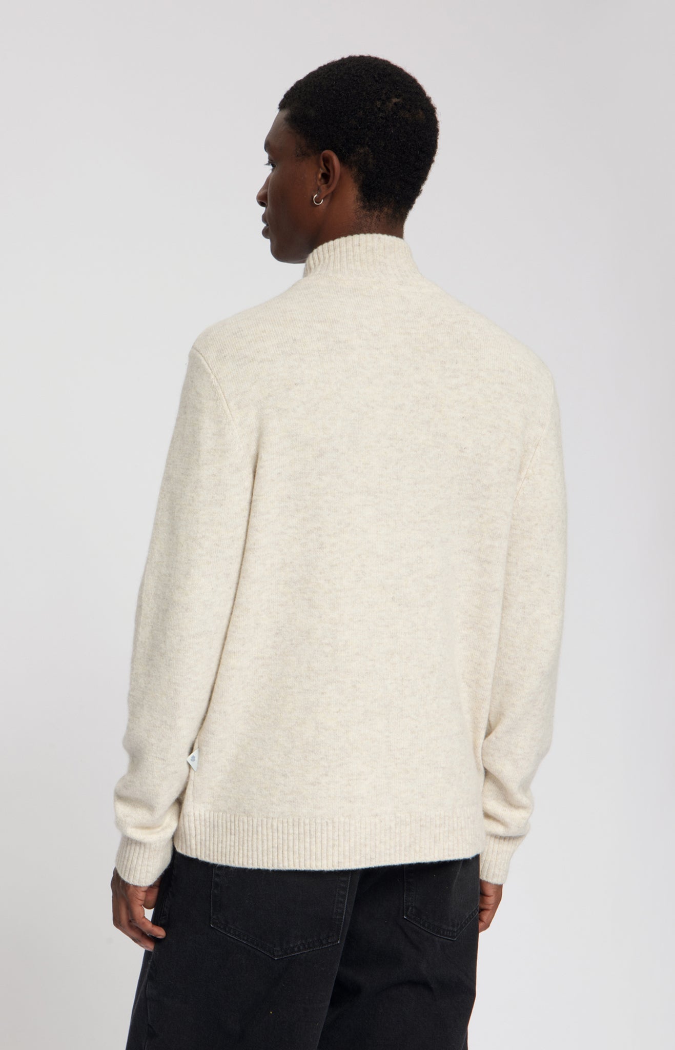 LAW OF THE SEA LAMAR KNITTED HALF ZIP Coconut Milk