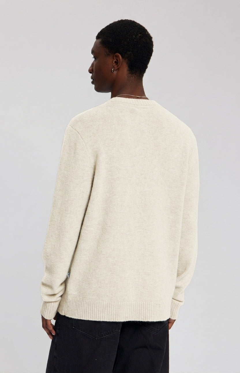 LAW OF THE SEA SYRINX KNITTED CREWNECK Coconut Milk