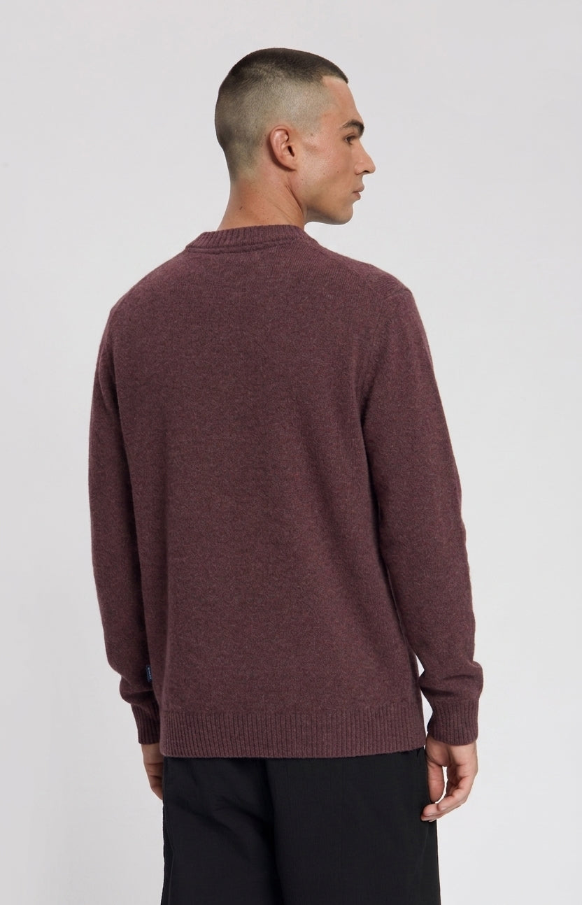 LAW OF THE SEA SYRINX KNITTED CREWNECK Huckleberry