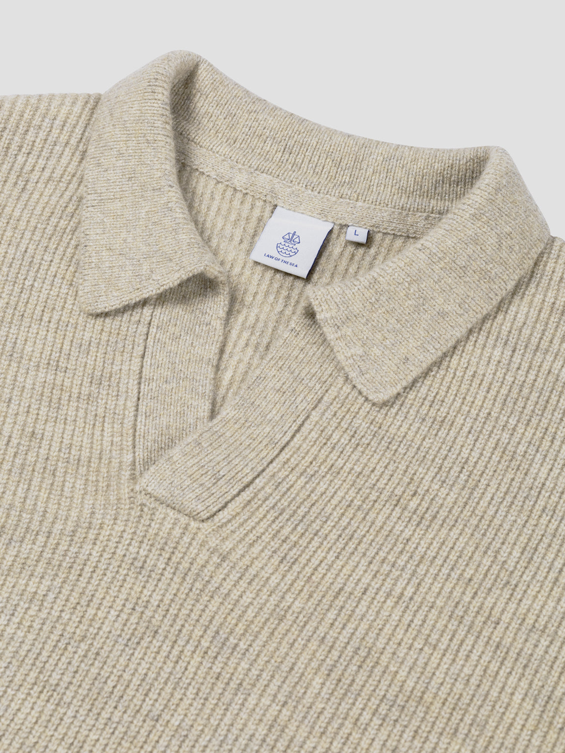 ARES KNITTED POLO Beige