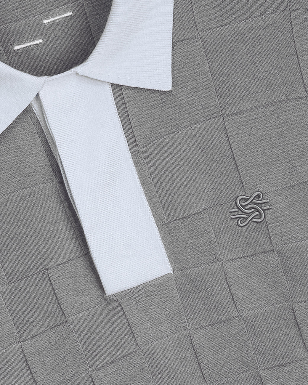 FILLING PIECES Knit Shirt Rugby Grey