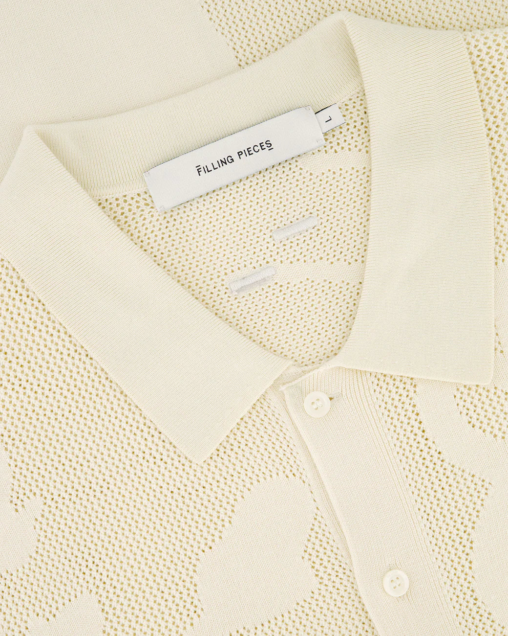 FILLING PIECES Knit Longsleeve Breaking Bread Antique White