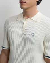 Afbeelding in Gallery-weergave laden, FILLING PIECES Fine Knit Polo Antique White
