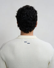 Afbeelding in Gallery-weergave laden, FILLING PIECES Fine Knit Polo Antique White