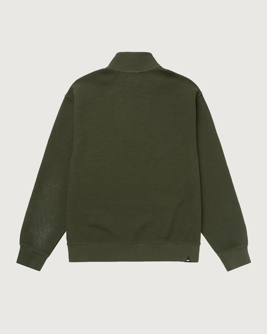 DENHAM SCISSOR ZIP WAFFLE KNIT Green