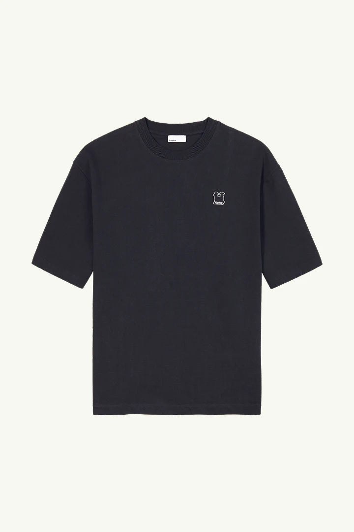 AMPÈRE August Dry Jersey OE Tee in Pirate Black