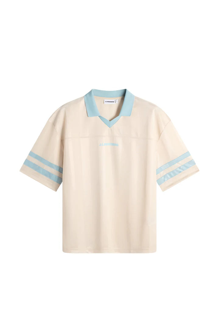 J.LINDEBERG Rusty Printed Polo Moonbeam