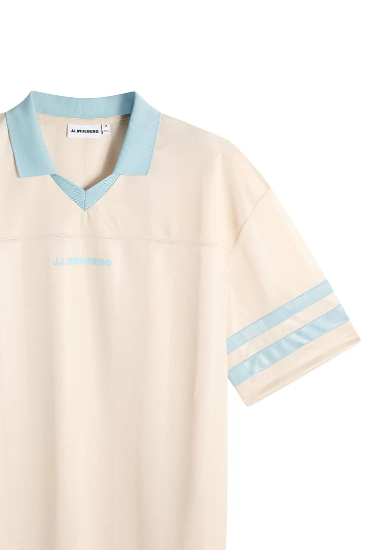 J.LINDEBERG Rusty Printed Polo Moonbeam