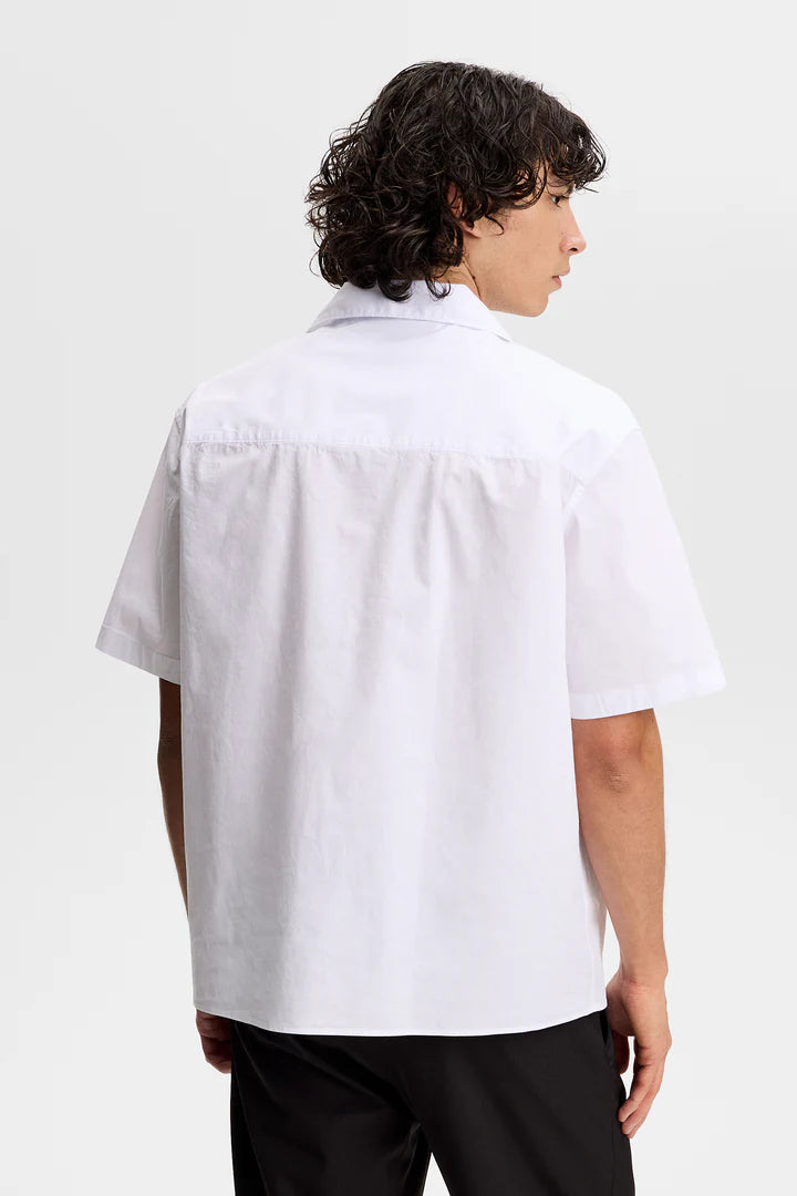 J.LINDEBERG Ellis Cotton Resort Shirt White