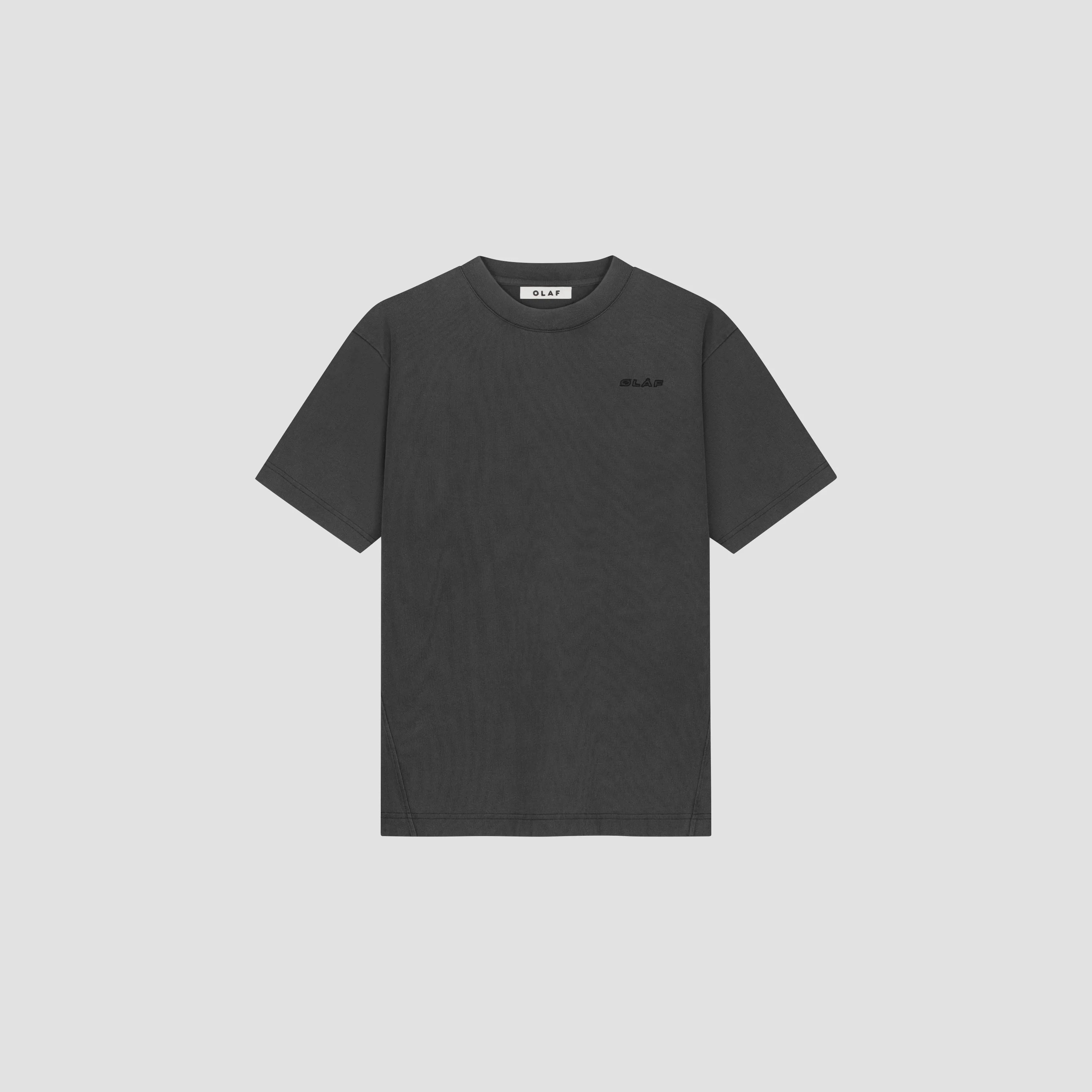 OLAF WASHED STUDIO SS TEE - CHARCOAL