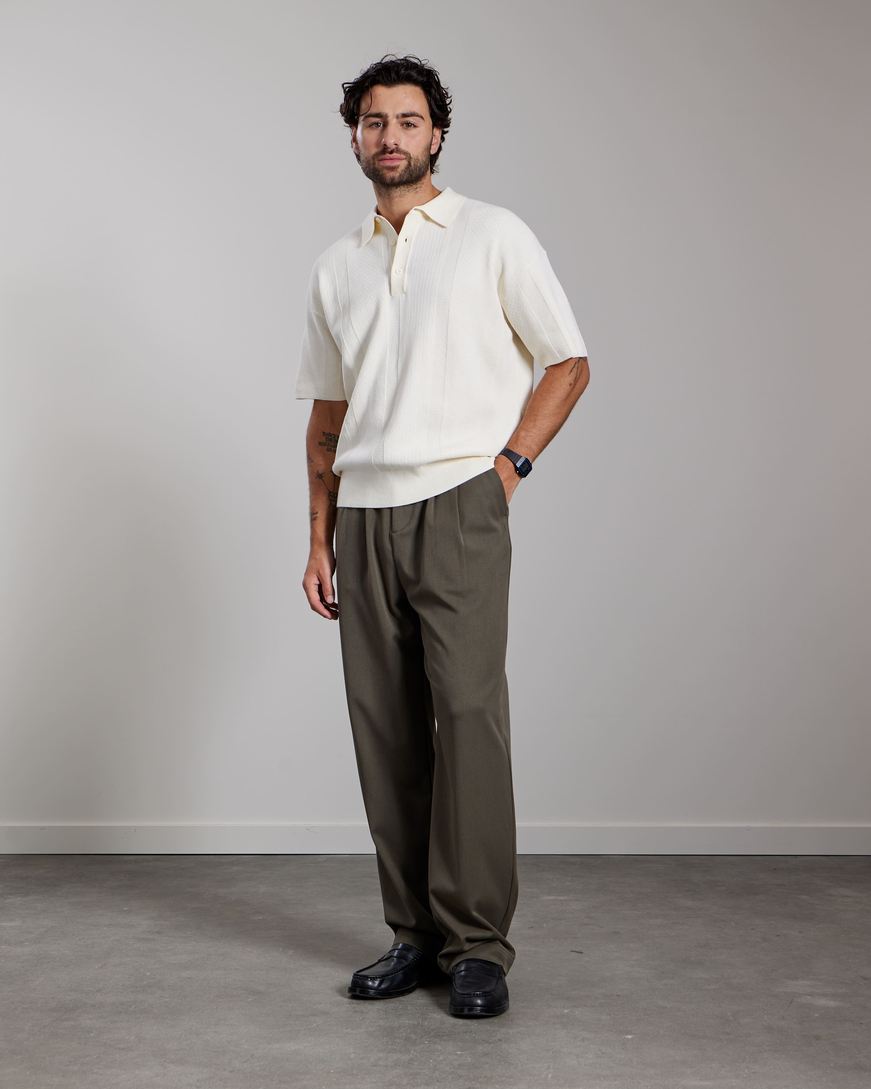 AEDEN RICO POLO Off White