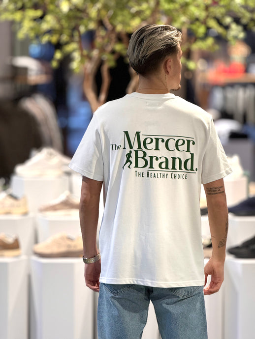 MERCER BRAND LOGO TEE White