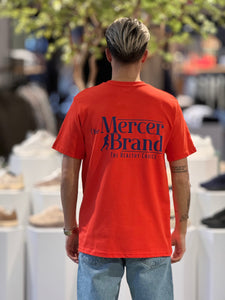 MERCER BRAND LOGO TEE Red