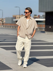AVENY SOTO PANT COTTON TWILL - Natur