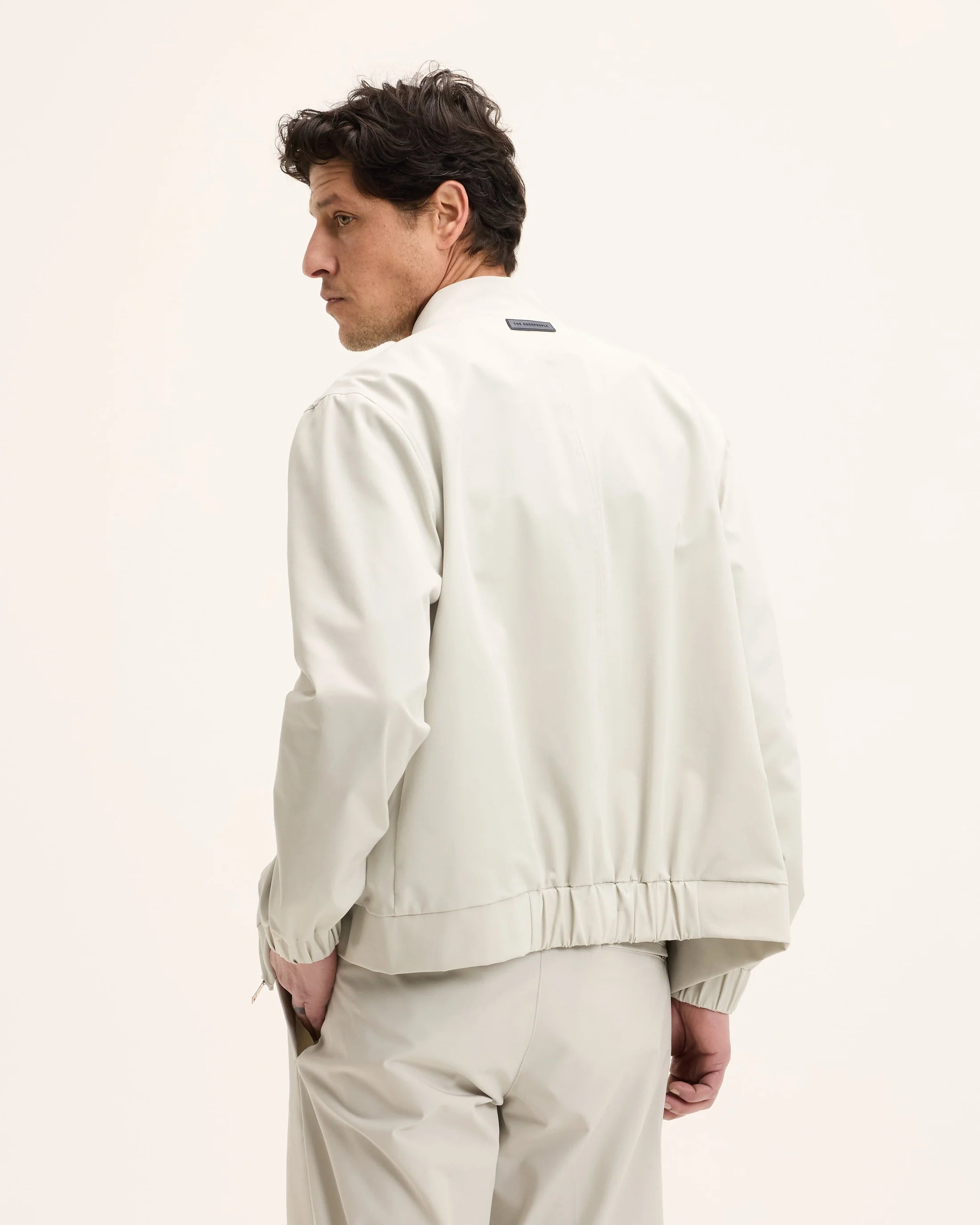 GOOD PEOPLE Jako Zipper Jacket Light Grey