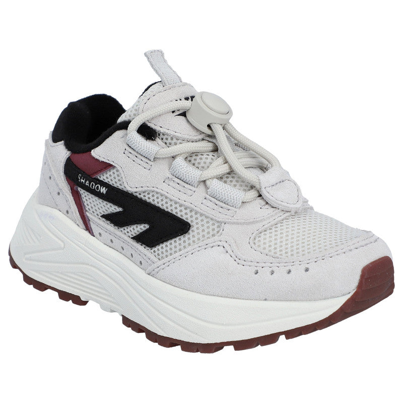 HI-TEC HTS KIDS SHADOW LACE - Star White / Black Beauty / Red Pear