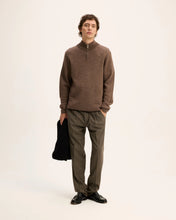 Afbeelding in Gallery-weergave laden, GOOD PEOPLE Kamark Zipper Knit Mid Brown
