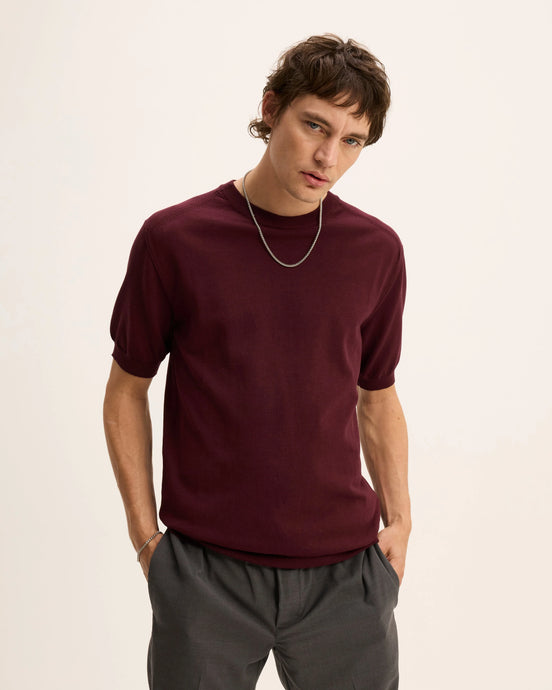 GOOD PEOPLE KASH TECHNICAL KNITTED TEE