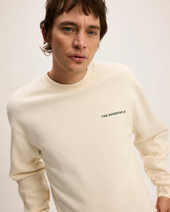 GOOD PEOPLE Laurent artwork sweater Off White