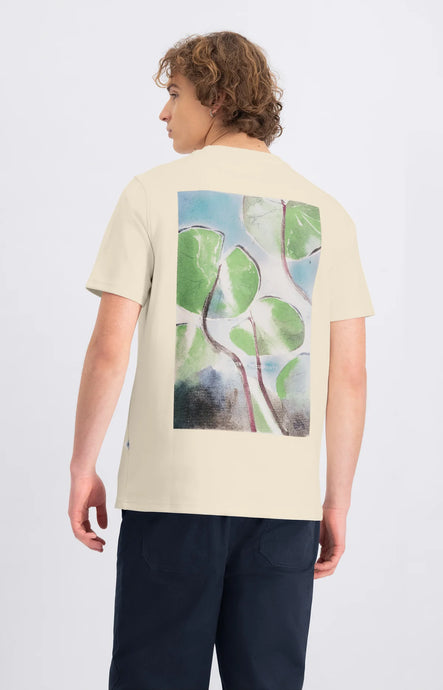 LAW OF THE SEA LILY ARTWORK TEE Coconut Milk