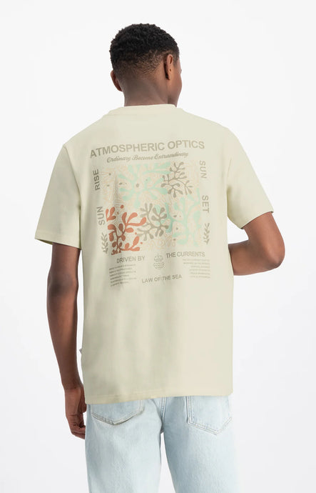 LAW OF THE SEA OCEAN ARTWORK TEE Coconut Milk