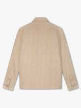 Afbeelding in Gallery-weergave laden, LAW OF THE SEA OPTICA BRUSHED HERRINGBONE SHIRT Sand