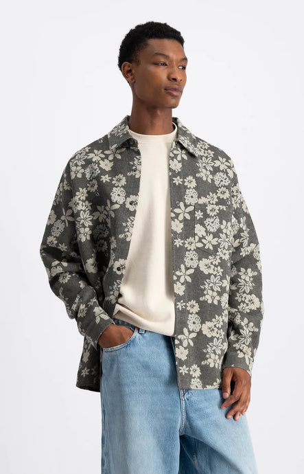 LAW OF THE SEA OSTARA FLOWER SHIRT Black