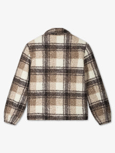 LAW OF THE SEA JULES SHORT CHECK JACKET Coconut Milk