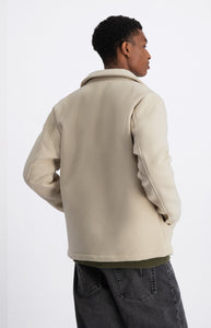 LAW OF THE SEA FJORD STRUCTURED SHIRT JACKET Sand
