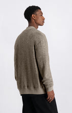Afbeelding in Gallery-weergave laden, AW OF THE SEA KATA KNITTED BOMBER JACKET Aluminium