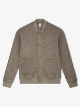 Afbeelding in Gallery-weergave laden, AW OF THE SEA KATA KNITTED BOMBER JACKET Aluminium