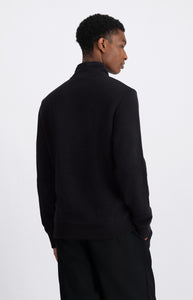 LAW OF THE SEA MIND HALF ZIP SWEAT Black