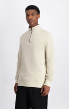 Afbeelding in Gallery-weergave laden, LAW OF THE SEA MIND HALF ZIP SWEAT Parchment