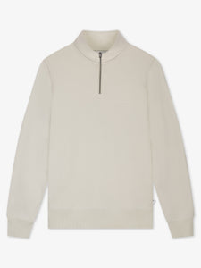 LAW OF THE SEA MIND HALF ZIP SWEAT Parchment