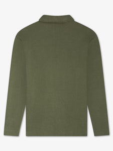LAW OF THE SEA ERATO LONG SLEEVE SWEAT POLO Tea Leaf