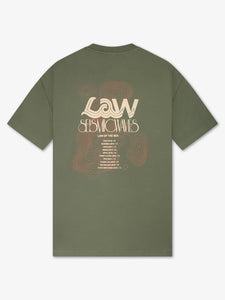LAW OF THE SEA SCALE ARTWORK T-SHIRT Tea Leaf