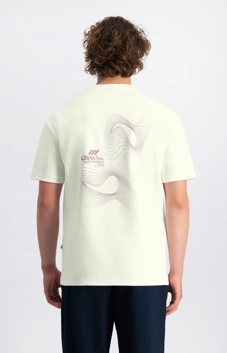 LAW OF THE SEA EPICENTRE ARTWORK T-SHIRT Coconut Milk