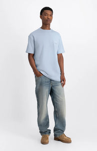 LAW OF THE SEA SEISMIC ARTWORK T-SHIRT Celestial Blue