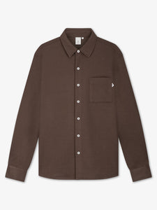 LAW OF THE SEA TROY SOFT HERRINGBONE SHIRT Canteen