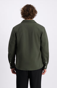 LAW OF THE SEA TROY SOFT HERRINGBONE SHIRT Tea Leaf