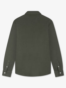 LAW OF THE SEA TROY SOFT HERRINGBONE SHIRT Tea Leaf