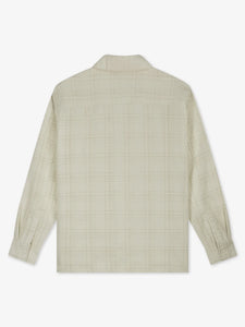 LAW OF THE SEA HAVOC CHENILLE CHECK SHIRT Coconut Milk