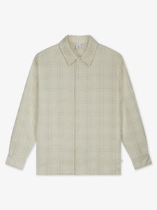 LAW OF THE SEA HAVOC CHENILLE CHECK SHIRT Coconut Milk