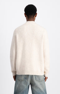 LAW OF THE SEA LAMAR HALF ZIP Coconut Milk Melange