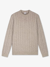 Afbeelding in Gallery-weergave laden, LAW OF THE SEA KIARA CABLE KNIT CREWNECK Aluminium