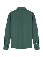 Afbeelding in Gallery-weergave laden, LAW OF THE SEA TROY SOFT HERRINGBONE SHIRT Sea Moss