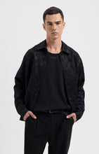 Afbeelding in Gallery-weergave laden, LAW OF THE SEA SOLEA JACQUARD SHIRT Black
