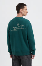 Afbeelding in Gallery-weergave laden, LAW OF THE SEA THEMIS CREWNECK SWEAT WITH ARTWORK AT BACK Sea Moss